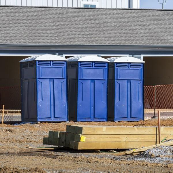 Heavy-duty construction site porta potty in Stateburg, South Carolina